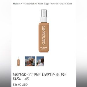 Unopened Suntouched Hair Lightener for Dark Hair